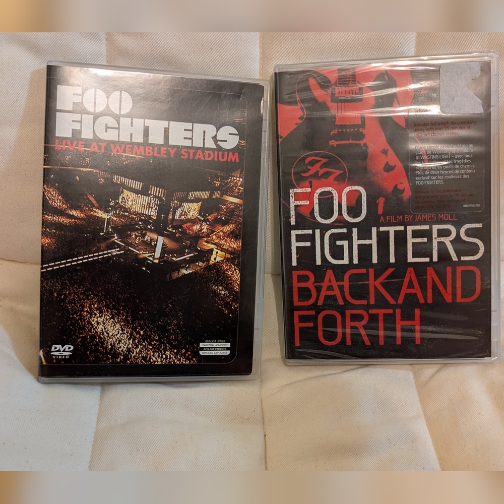 NWT Foo Fighters Live at Wembley Stadium & Back and Forth DVD Set